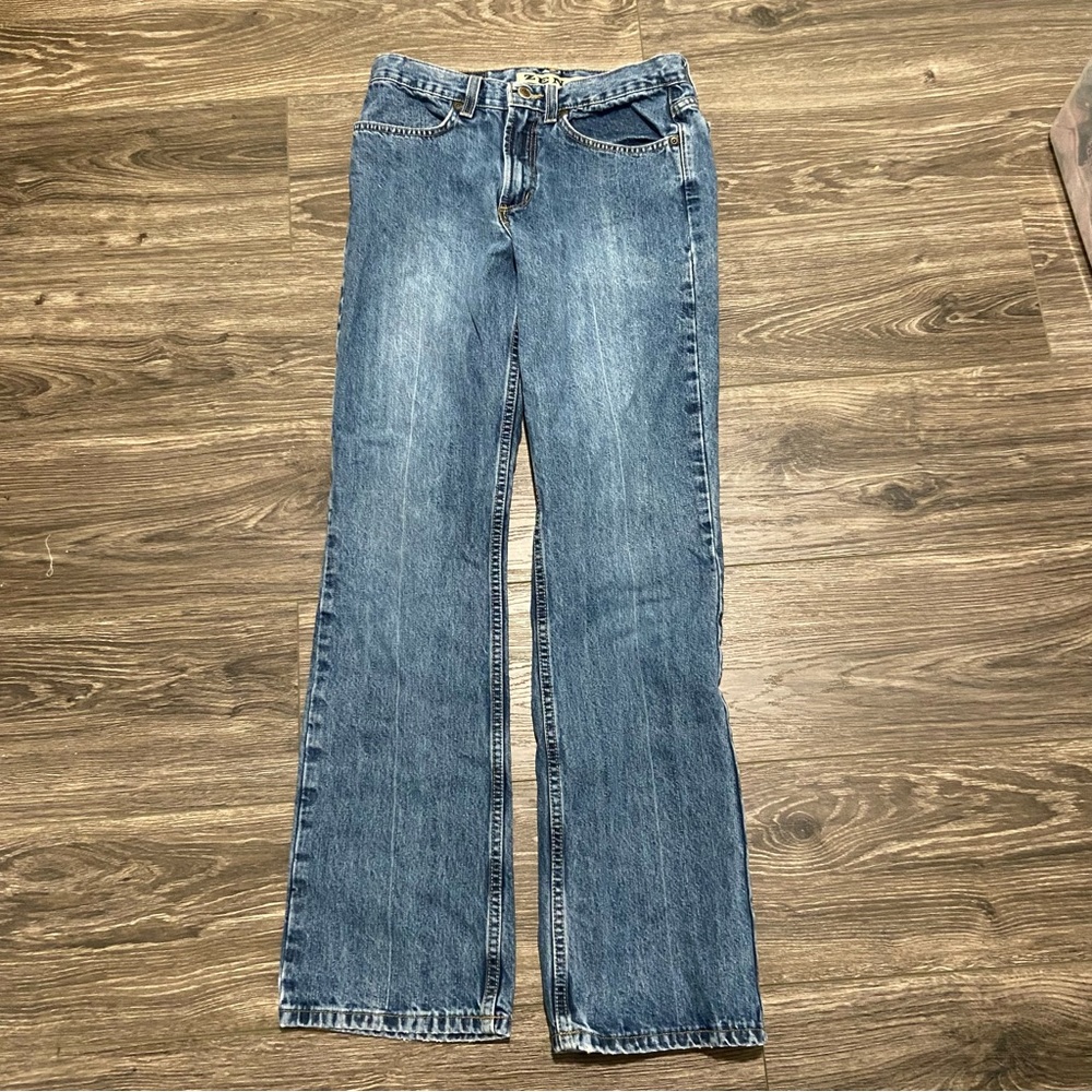 Vintage Zena straight leg high rise jeans, size 6